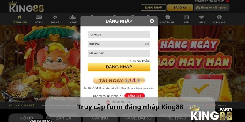 Đăng nhập King88