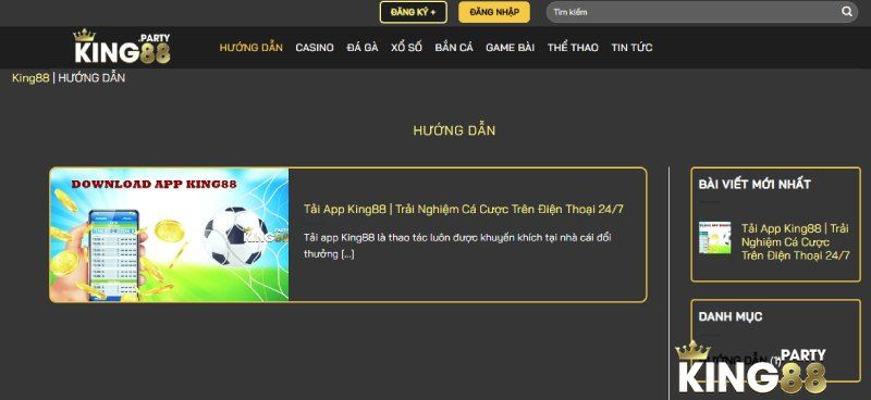 hướng dẫn King88